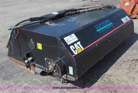 used cat skid steer bucket|cat skid steer sweeper attachment.